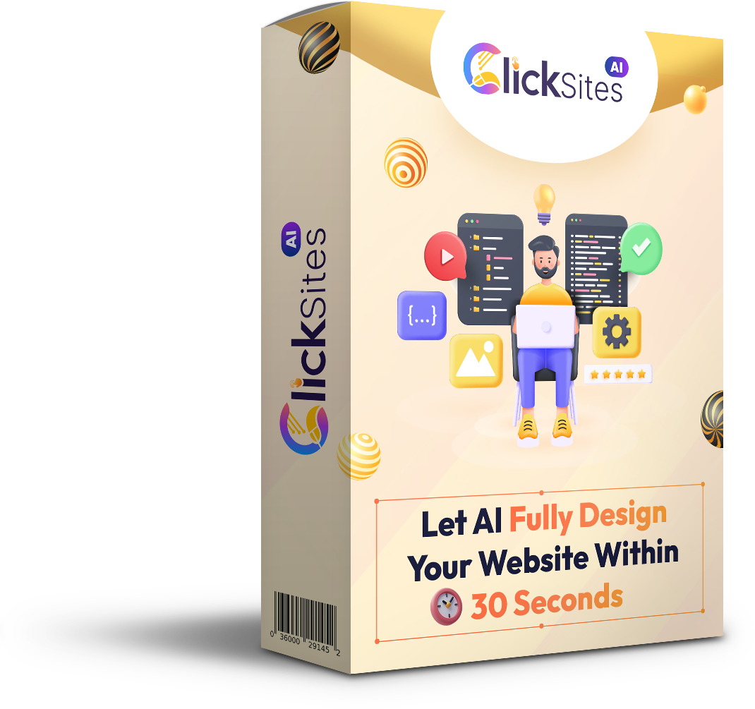 ClickSites AI official software promo image