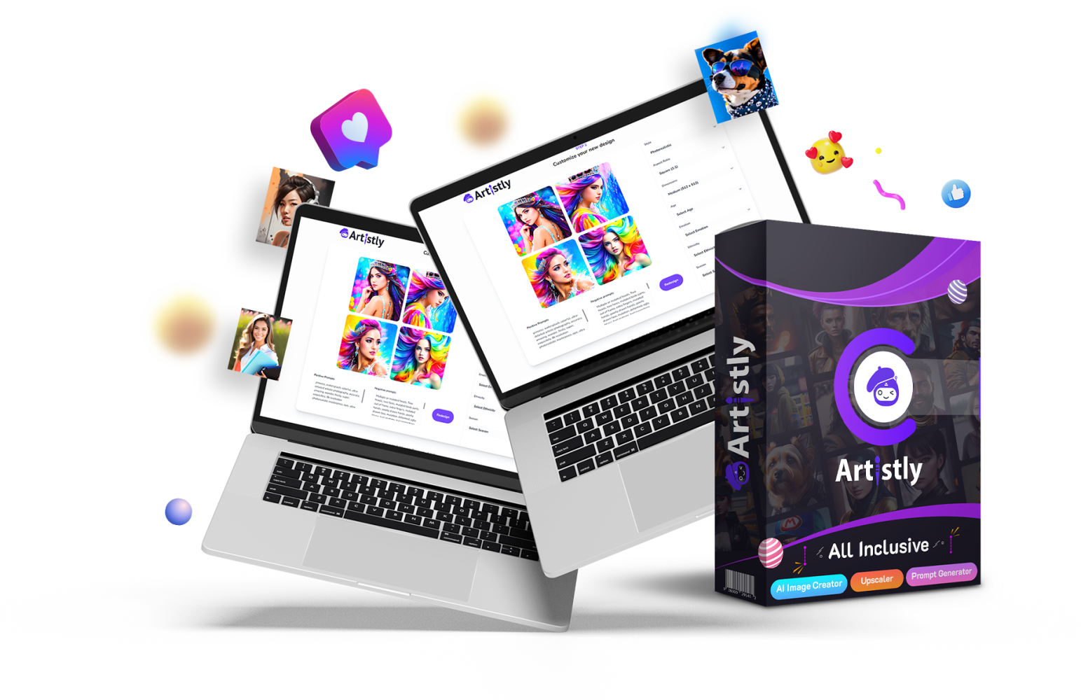Artistly AI graphic design software vendor image sample