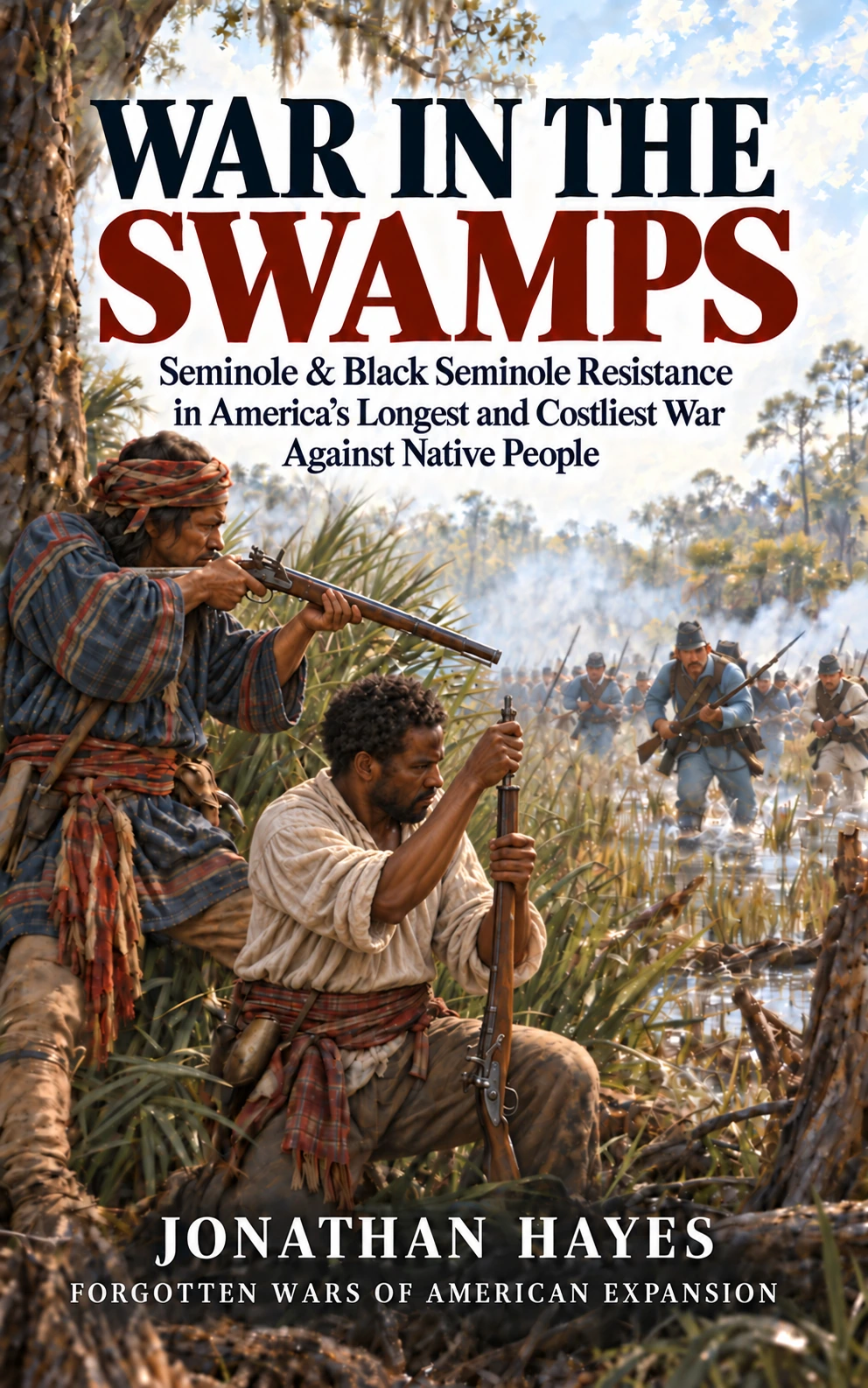 War in the Swamps — example history book cover supplied on History Co-Author's official JV site