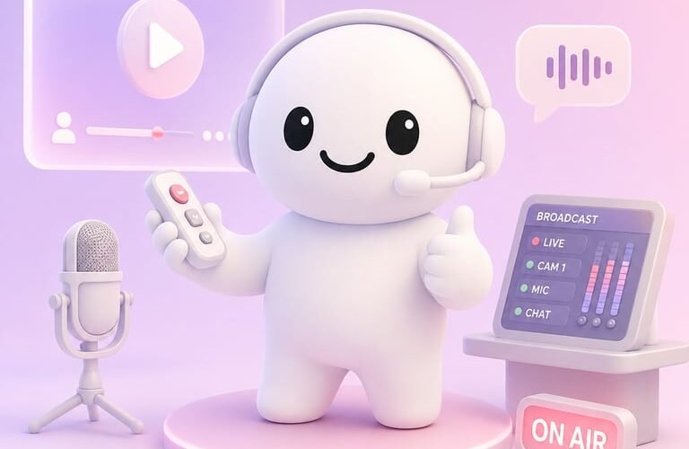 LiveStreamSalesAgents AI Commercial – Hosty official virtual sales agent illustration