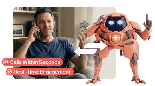 Agentic Agency vendor visual explaining AI voice interaction