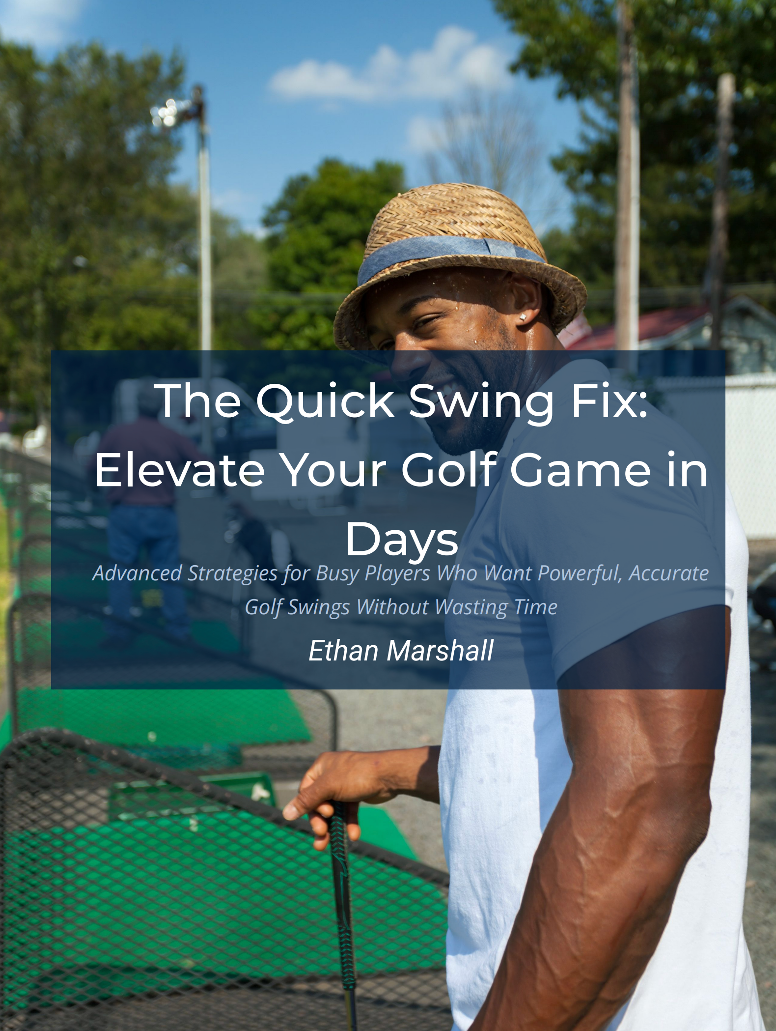 Golf instruction ebook cover design from eBook Valet seller