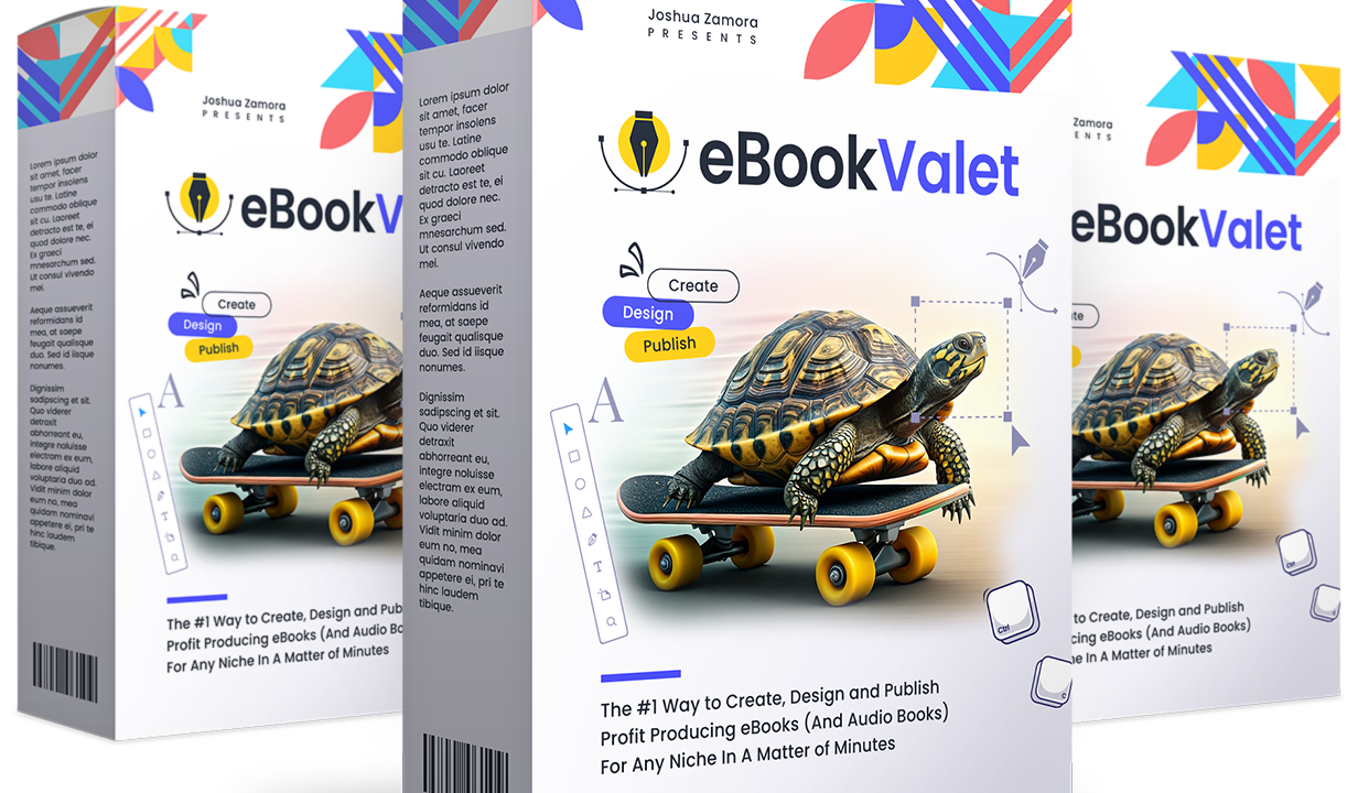 Official eBook Valet software 3D book product bundle artwork