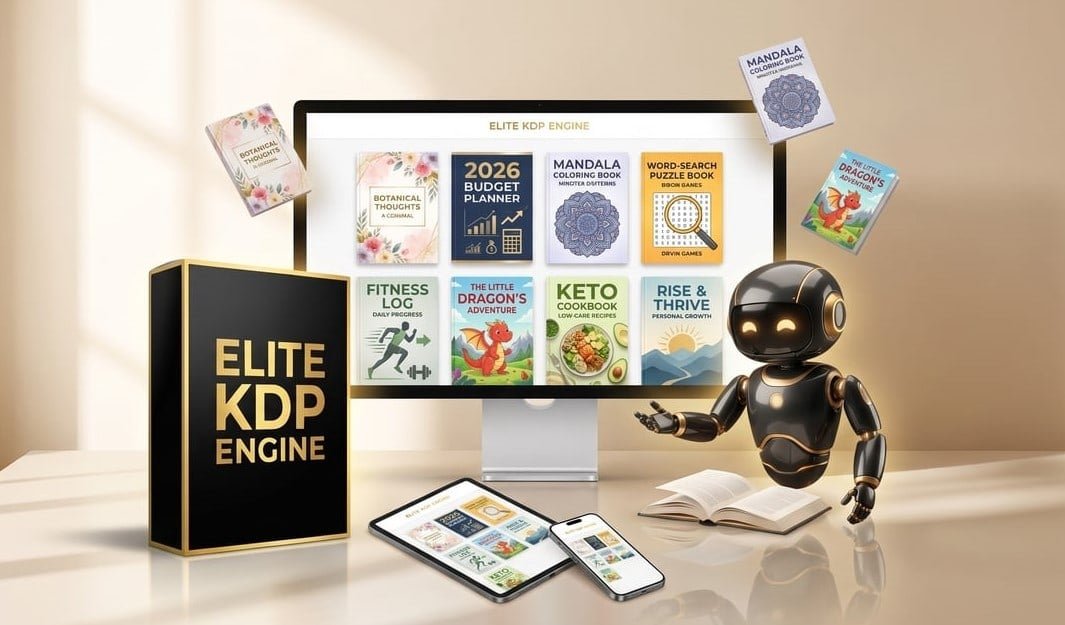 Elite KDP Engine official product promotional art from WarriorPlus listing
